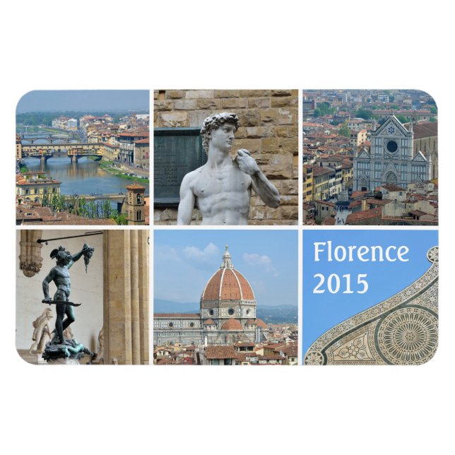 Instagram style travel photo magnet (Horizontal)