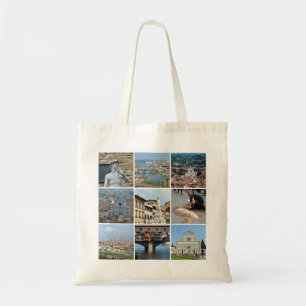 Instagram style travel photo tote bag