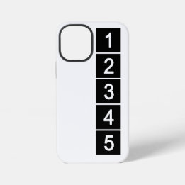 Instagram Template White 5 Photos iPhone 12 Mini Case