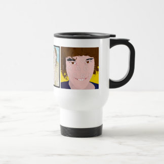 Instagram White 3-Photo Custom Travel/Commuter Mug