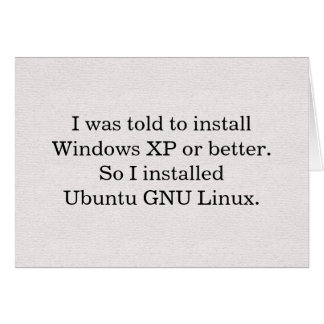 Install Linux Card