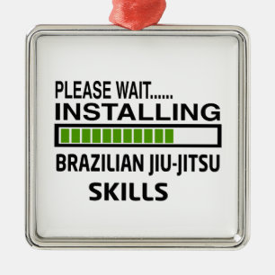 Installing Brazilian Jiu-Jitsu Skills Metal Tree Decoration