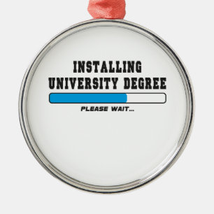 installing degree metal tree decoration