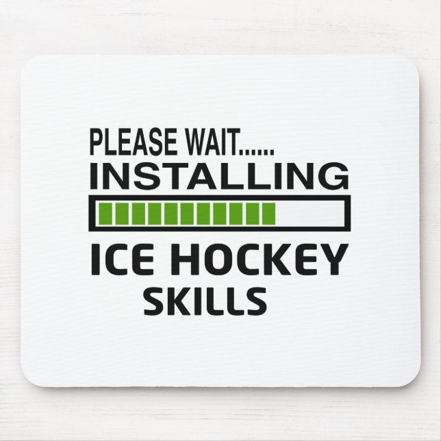Installing Ice Hockey Skills Mouse Mat (Front)