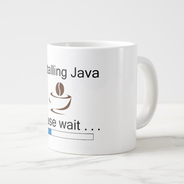 Installing Java Coffee Mug (Front Right)