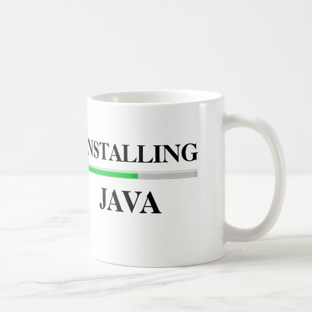 Installing Java Coffee Mug (Right)