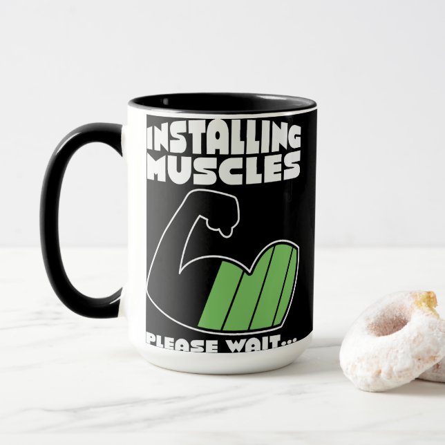 Installing Muscles Mug (With Donut)