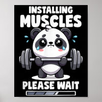 Installing Muscles Please Wait Panda Lifting Gym Q