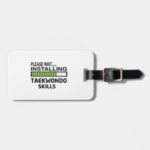 Installing Taekwondo Skills Luggage Tag
