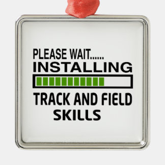 Installing Track and Field Skills Metal Tree Decoration