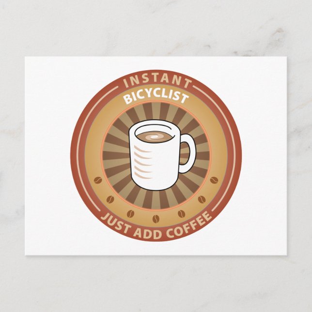 Instant Bicyclist Postcard (Front)