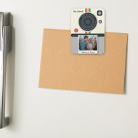Instant Camera Couple Photo Date Location Unique