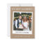 Instant Camera Photo Kraft Wedding Announcement