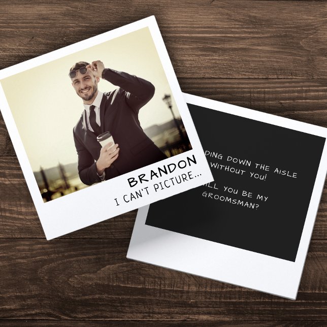Instant Camera Photo Retro Groomsman Proposal (Instant Camera Photo Retro Groomsman Proposal
)