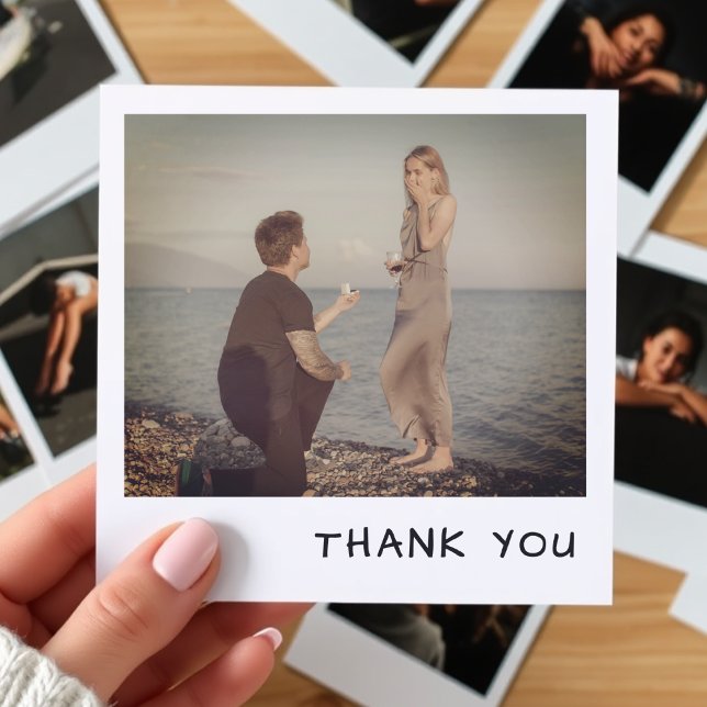 Instant Camera Photo Retro Thank You Card (Instant Camera Photo Retro Thank You Card
)