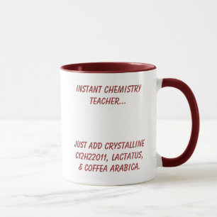 Instant Chemistry Teacher Mug