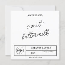 Instant Download Candle Labels
