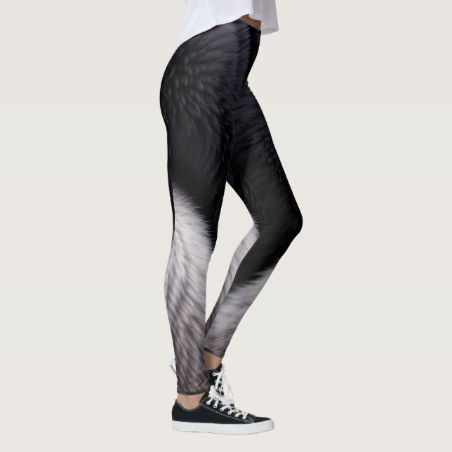 Instant Easy Fur Costume Cat Fox Furry Halloween Leggings (Right)