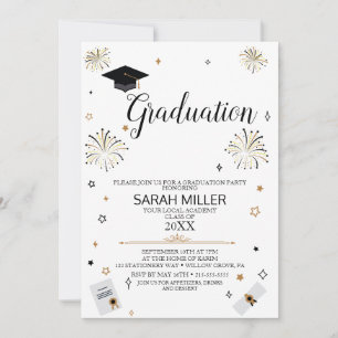 Instant Editable Graduation Party Invitation,Fun Invitation