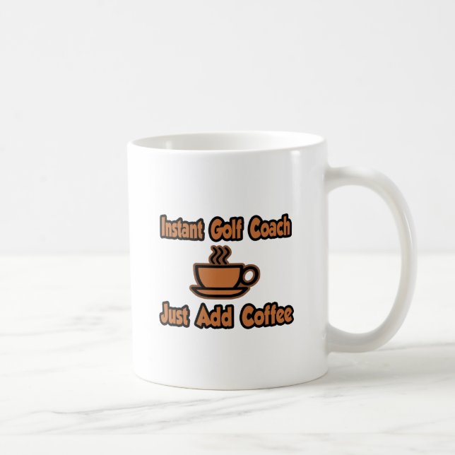 Instant Golf Coach...Just Add Coffee Mug (Right)