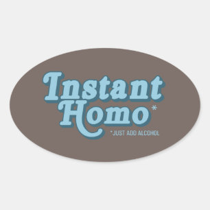 INSTANT HOMO OVAL STICKER