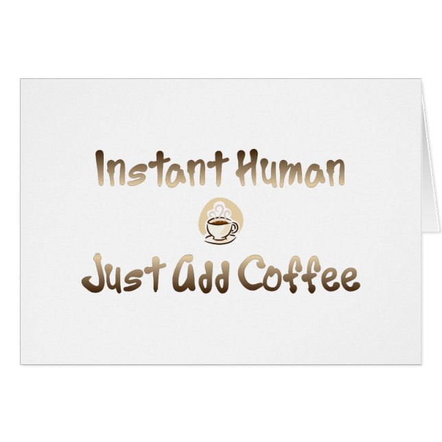 Instant Human (Front Horizontal)