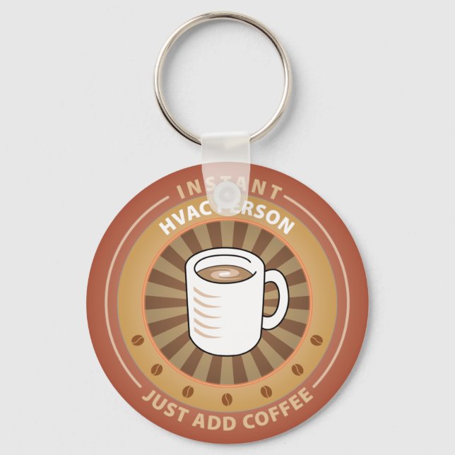 Instant HVAC Person Key Ring (Front)