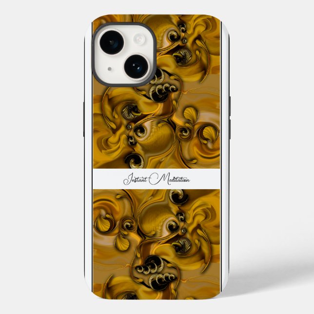 "Instant Meditation", Apple iPhone 14 Case (Back)