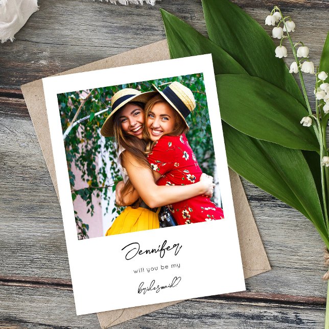  Instant Photo Be My Proposal V3 Handwriting- SQ 2 Invitation (Creator Uploaded)
