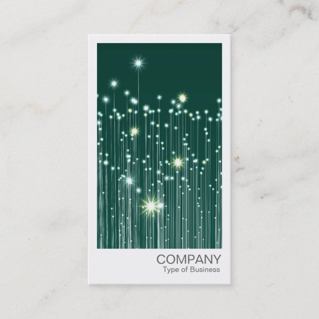 Instant Photo - Fibre Optic Effect Business Card (Front)