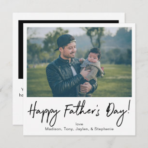 Instant Photo Happy Father's Day Card