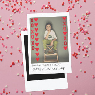 Instant Photo Kids School Valentine's Day Card