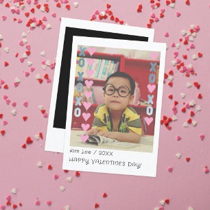 Instant Photo Kids School Valentine's Day Card