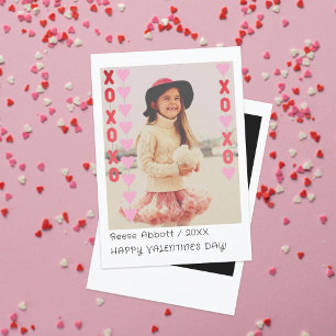 Instant Photo Kids School Valentine's Day Card