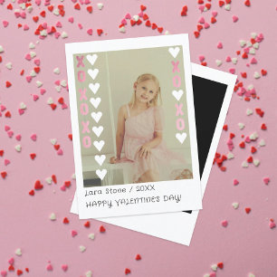 Instant Photo Kids School Valentine's Day Card