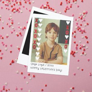 Instant Photo Kids School Valentine's Day Card