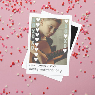 Instant Photo Kids School Valentine's Day Card