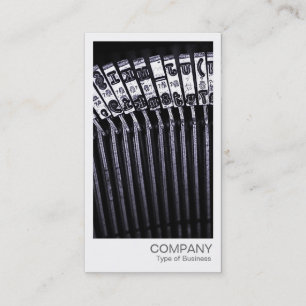 Instant Photo - Old Typewriter Business Card