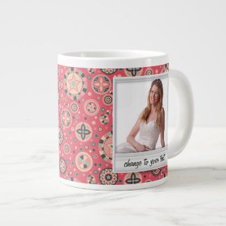 Instant photo - photoframe with pattern large coffee mug