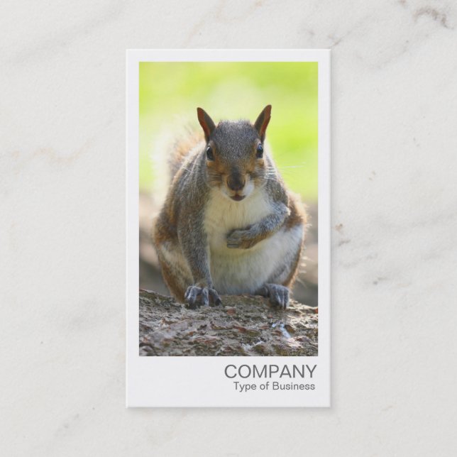 Instant Photo - Squirrel Business Card (Front)