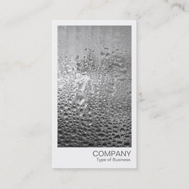 Instant Photo - Steamy Window Business Card (Front)