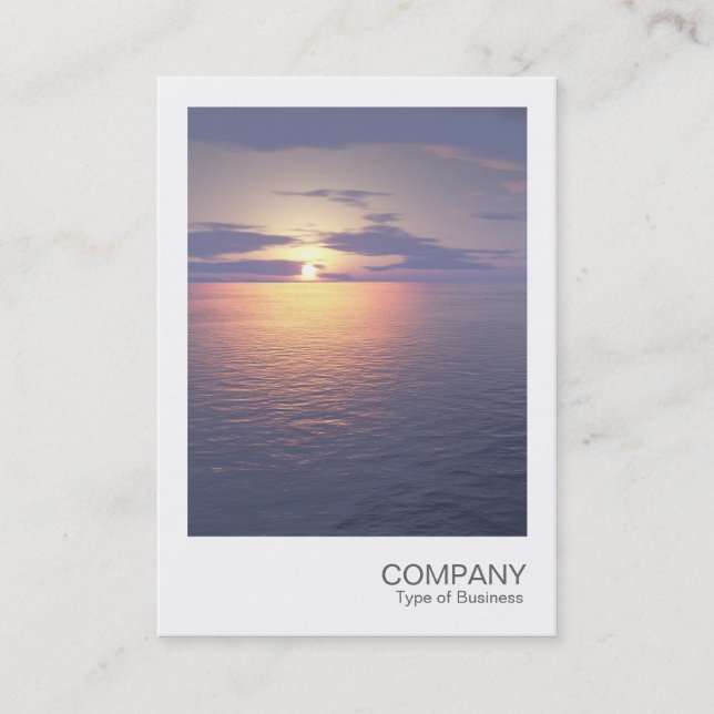 Instant Photo - Sunrise/Sunset Business Card (Front)