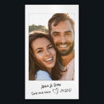 Instant photo with handwritten notes Save the Date Magnetic Business Card<br><div class="desc">Who doesn't love Instant photos? And, of course, to make that little notes under the picture with the love of our life? That's a tiny Save the Date, full of style, easy to keep, to stick on your fridge, impossible to forget! Choose your picture and invite your friends to your...</div>