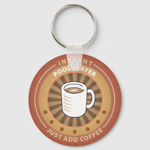Instant Pool Player Key Ring