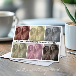 Instant Pop Art Photo Collage Auto Filter Card