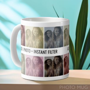 Instant Pop Art Photo Collage Auto Filter Coffee Mug