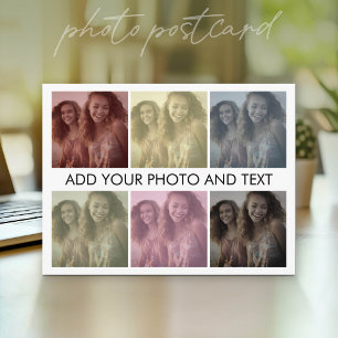 Instant Pop Art Photo Collage Auto Filter Postcard