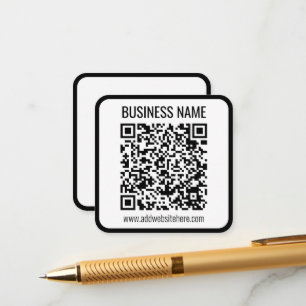 Instant QR Code (enter your website URL to change) Enclosure Card