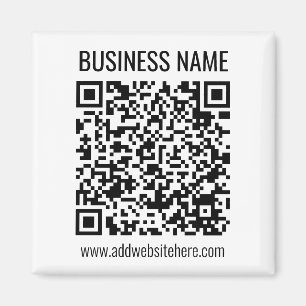 Instant QR Code (enter your website URL to change) Magnet