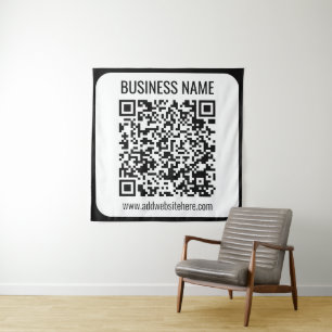 Instant QR Code (enter your website URL to change) Tapestry